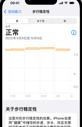 三山iPhone手机维修如何在iPhone开启'步行稳定性通知'