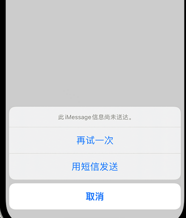 三山apple维修iPhone上无法正常发送iMessage信息