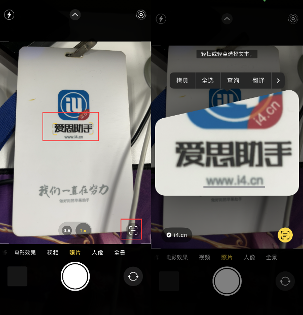 三山苹果手机维修分享升级iOS 16后如何通过相机翻译文本 