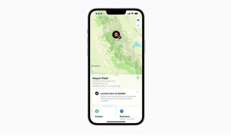 三山苹果14维修分享iPhone14系列中 FindMy功能通过卫星分享位置方法教程 