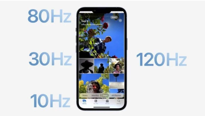 三山苹果14维修分享iPhone 14有高刷吗 
