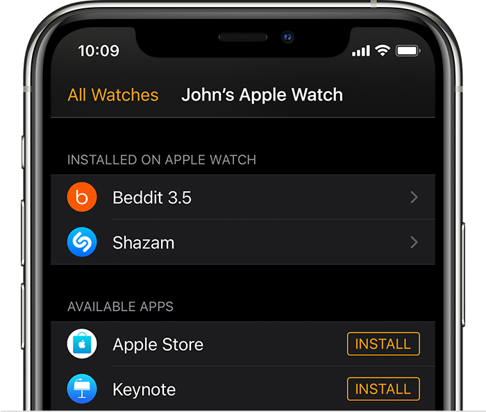 三山苹果手机维修分享如何在 Apple Watch 上下载应用 