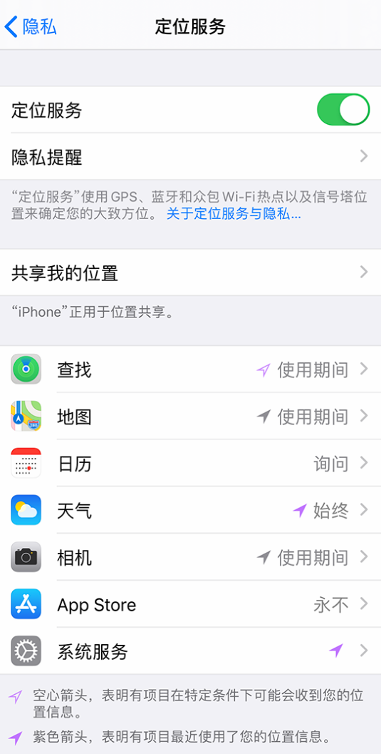 三山苹果手机维修分享iPhone 状态栏中时间显示为蓝色图标是什么情况 